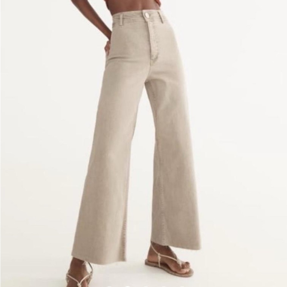 Zara the Marine Jean- Women's Beige Jeans
